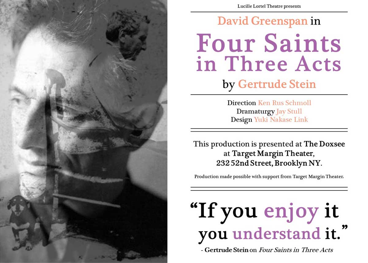 four-saints Lucille Lortel Foundations four-saints