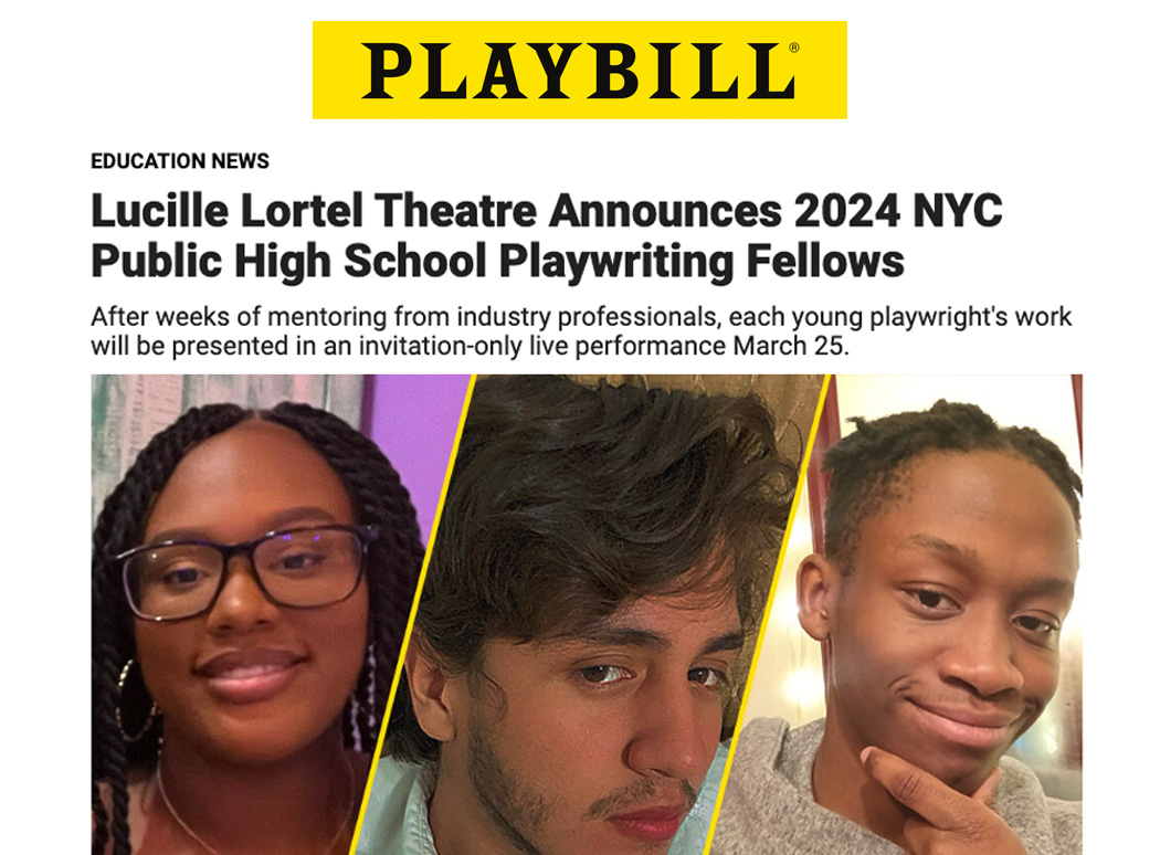 Lucille Lortel Foundations Playbill-LLT HSPF