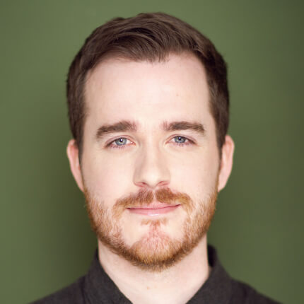 Nicholas Connors headshot green Lucille Lortel Foundations Nicholas Connors headshot green