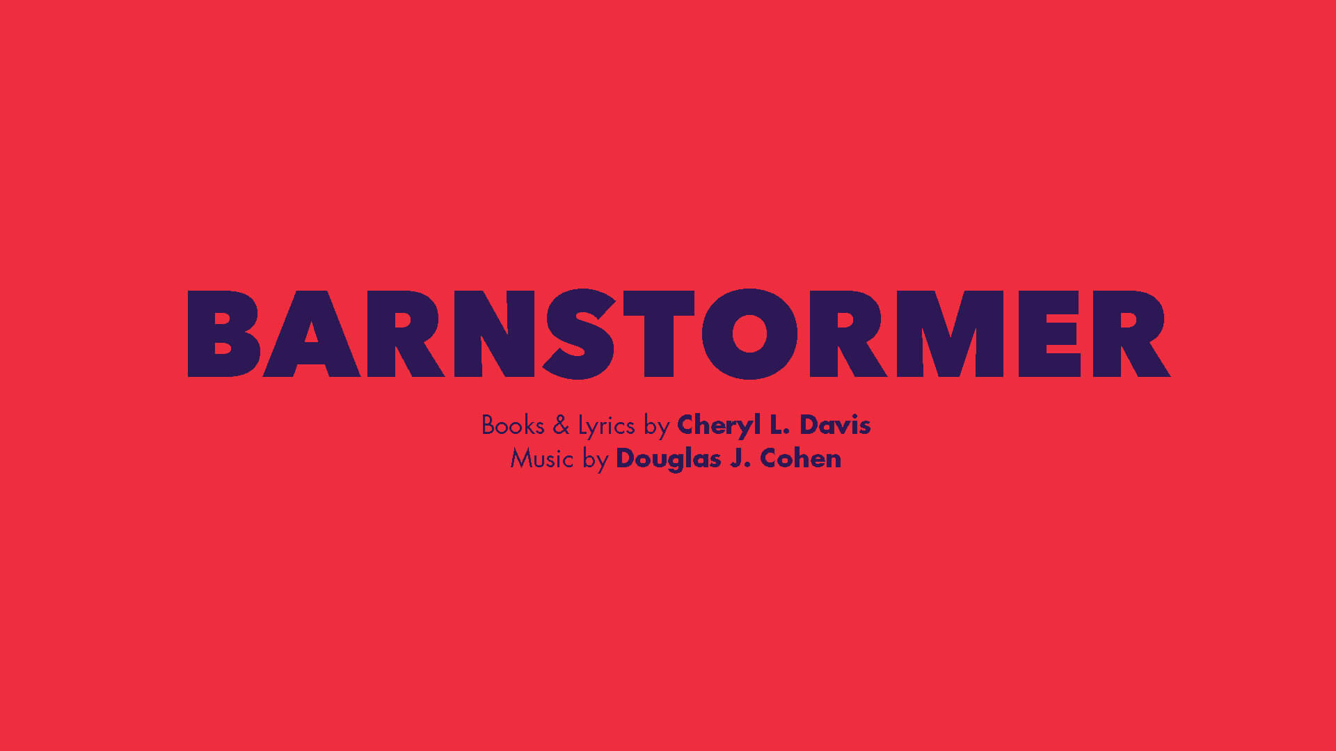 Lucille Lortel Foundations barnstormer-title-image